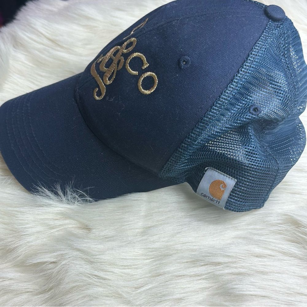 Carhartt Blue Cap with Gold Embroidery